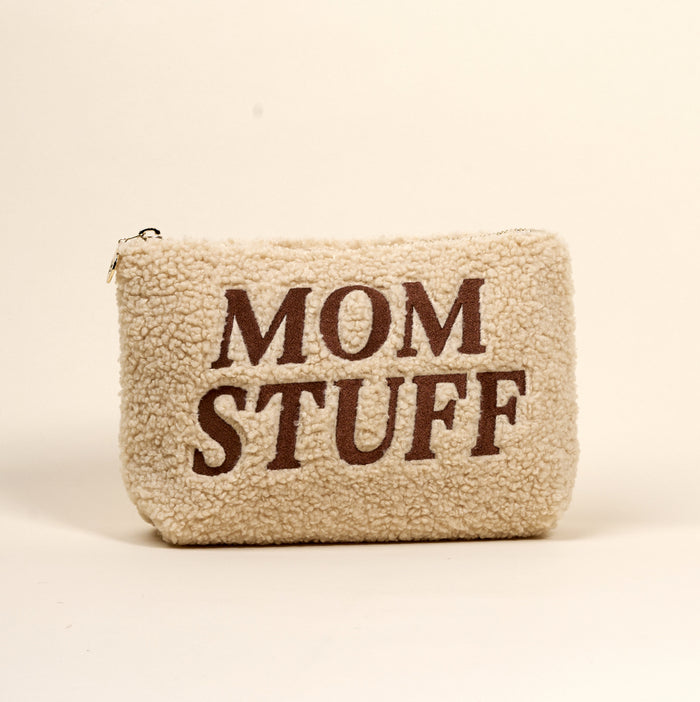 Mom Stuff Teddy Pouch