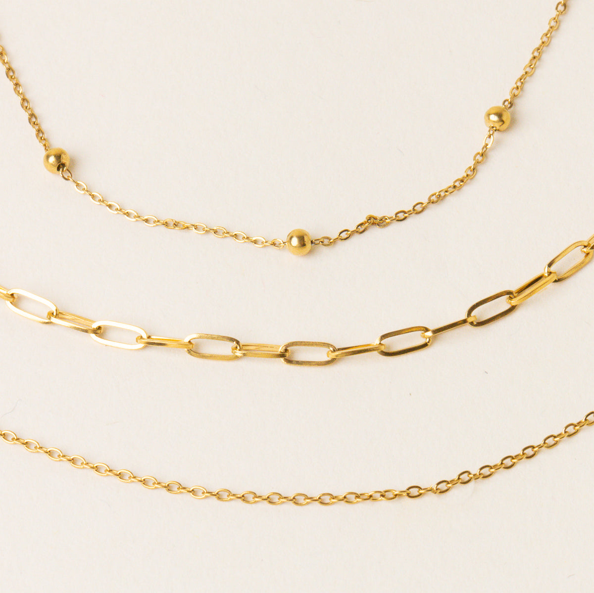 Everly Paper Clip Necklace Chain