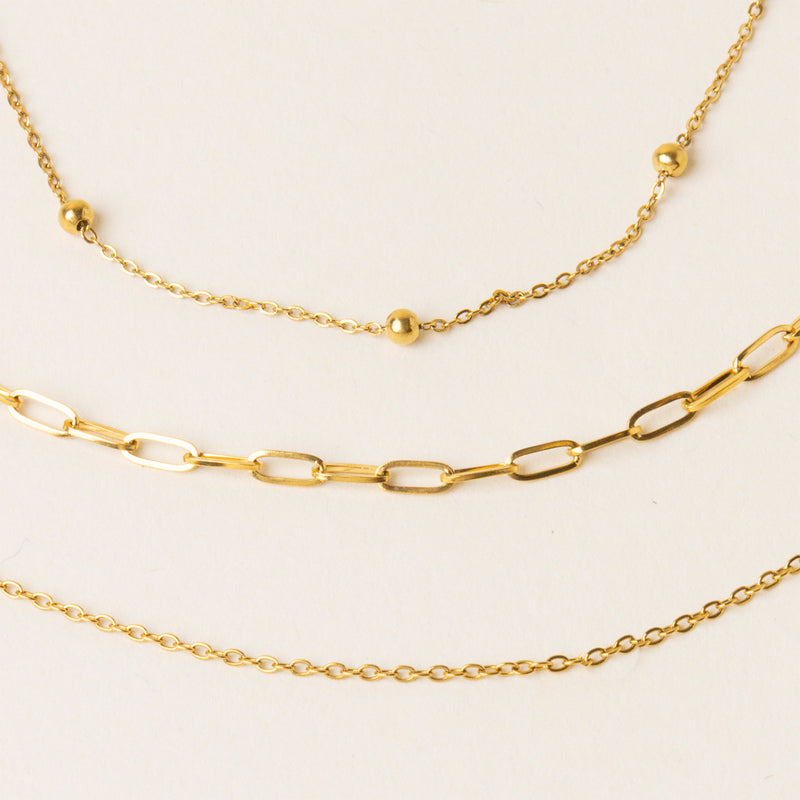 Everly Paper Clip Necklace Chain