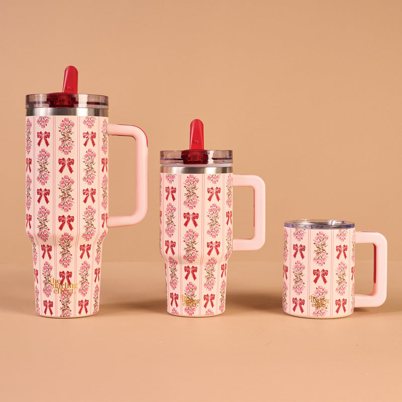 Oh So Merry 40 oz Lifestyle Flip Straw Tumbler