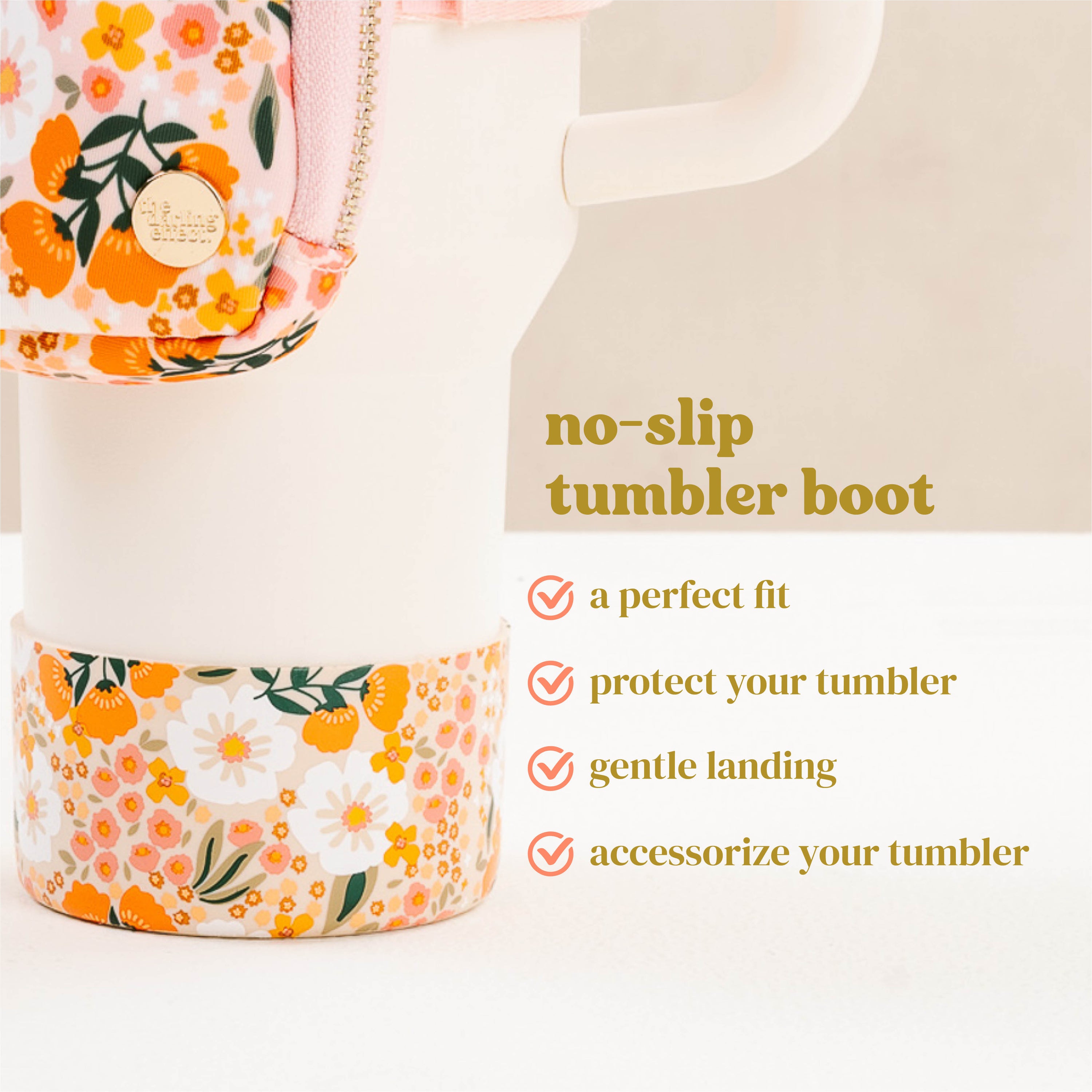 No-Slip Tumbler Boot - Sweet Meadow Orange Tan