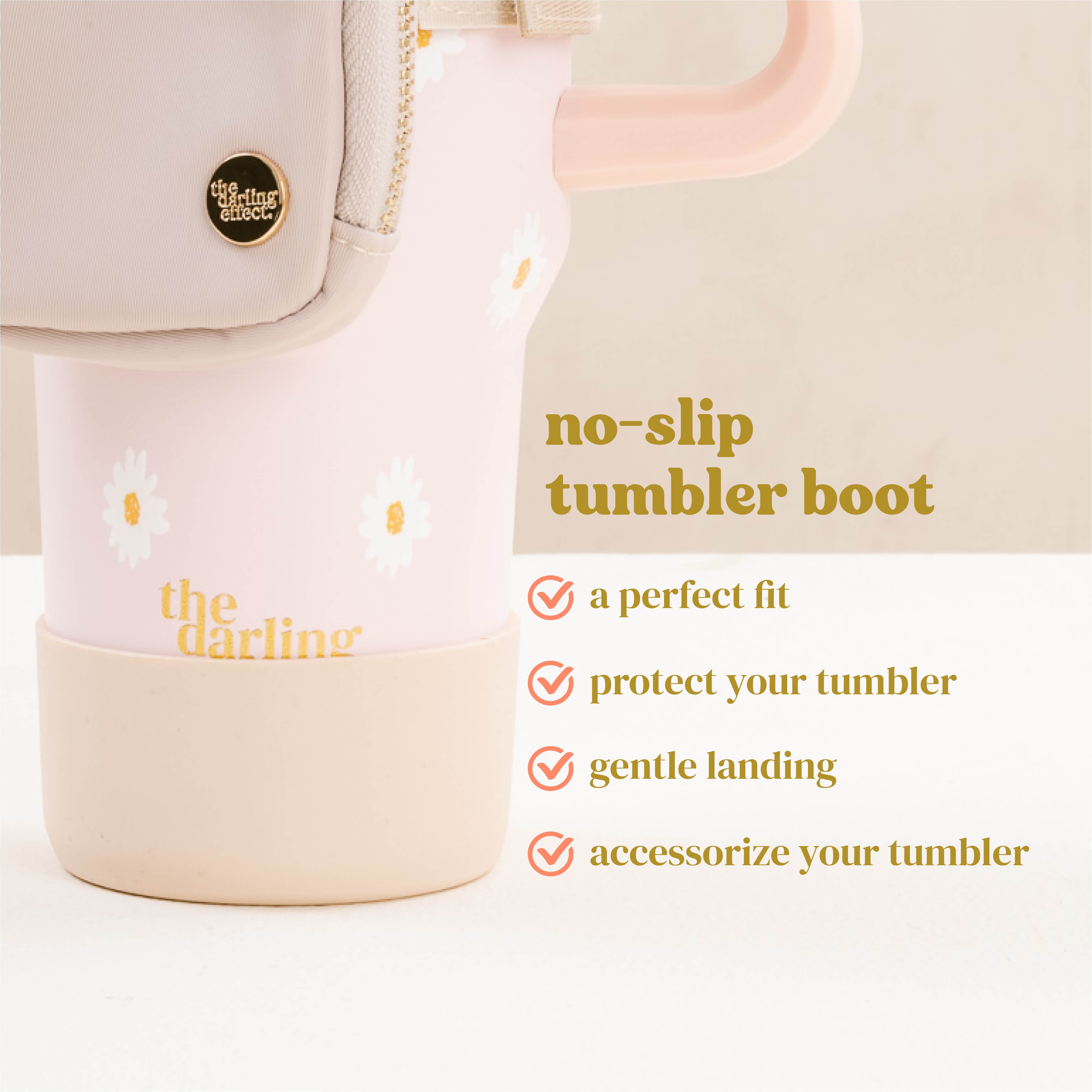 No-Slip Tumbler Boot - Tan