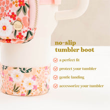 Load image into Gallery viewer, No-Slip Tumbler Boot - Sweet Meadow Pink
