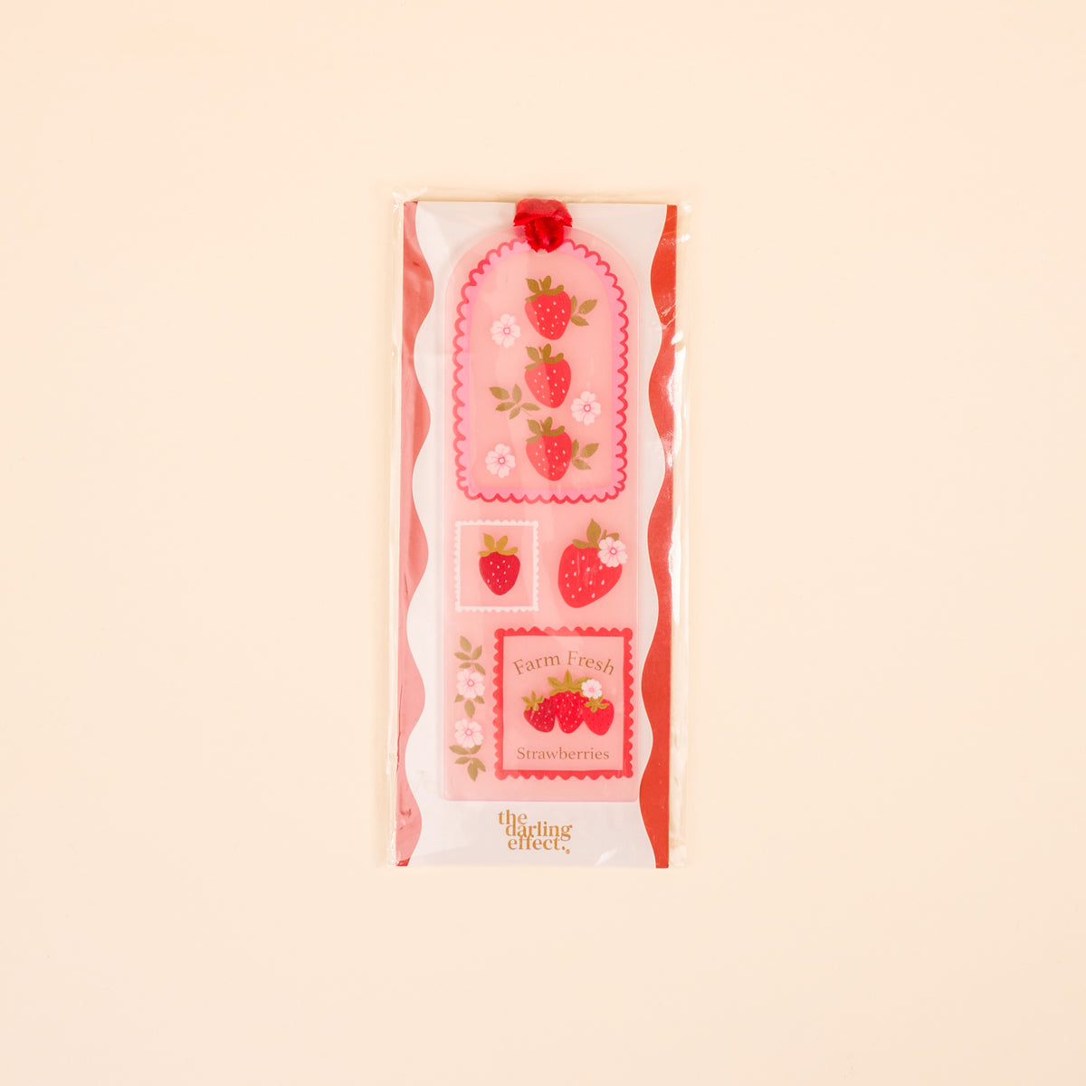 Farm Fresh Strawberries Acrylic Bookmark
