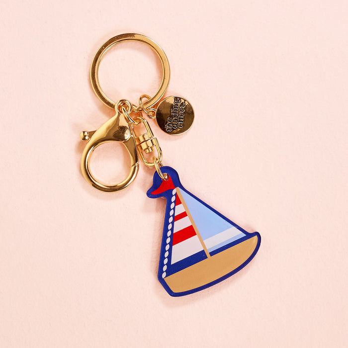 Sailboat Acrylic Keychain