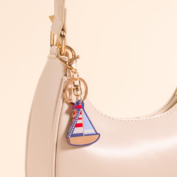 Sailboat Acrylic Keychain