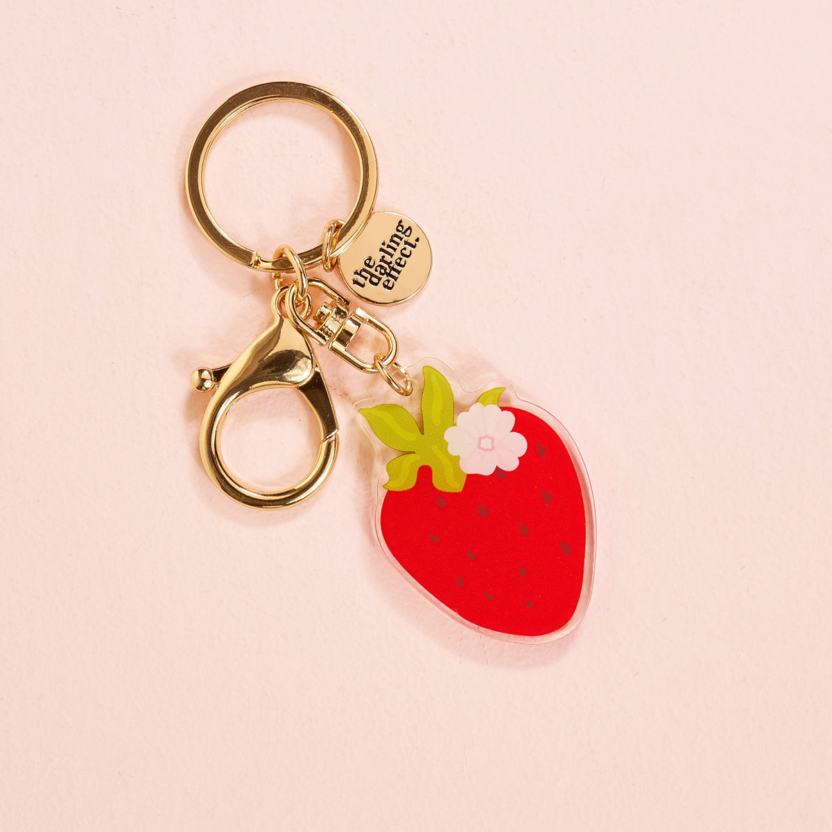 Strawberry Acrylic Keychain