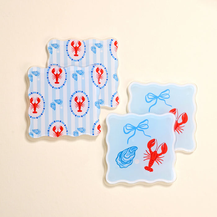 Harbor House Table Talk Acrylic Coaster Set