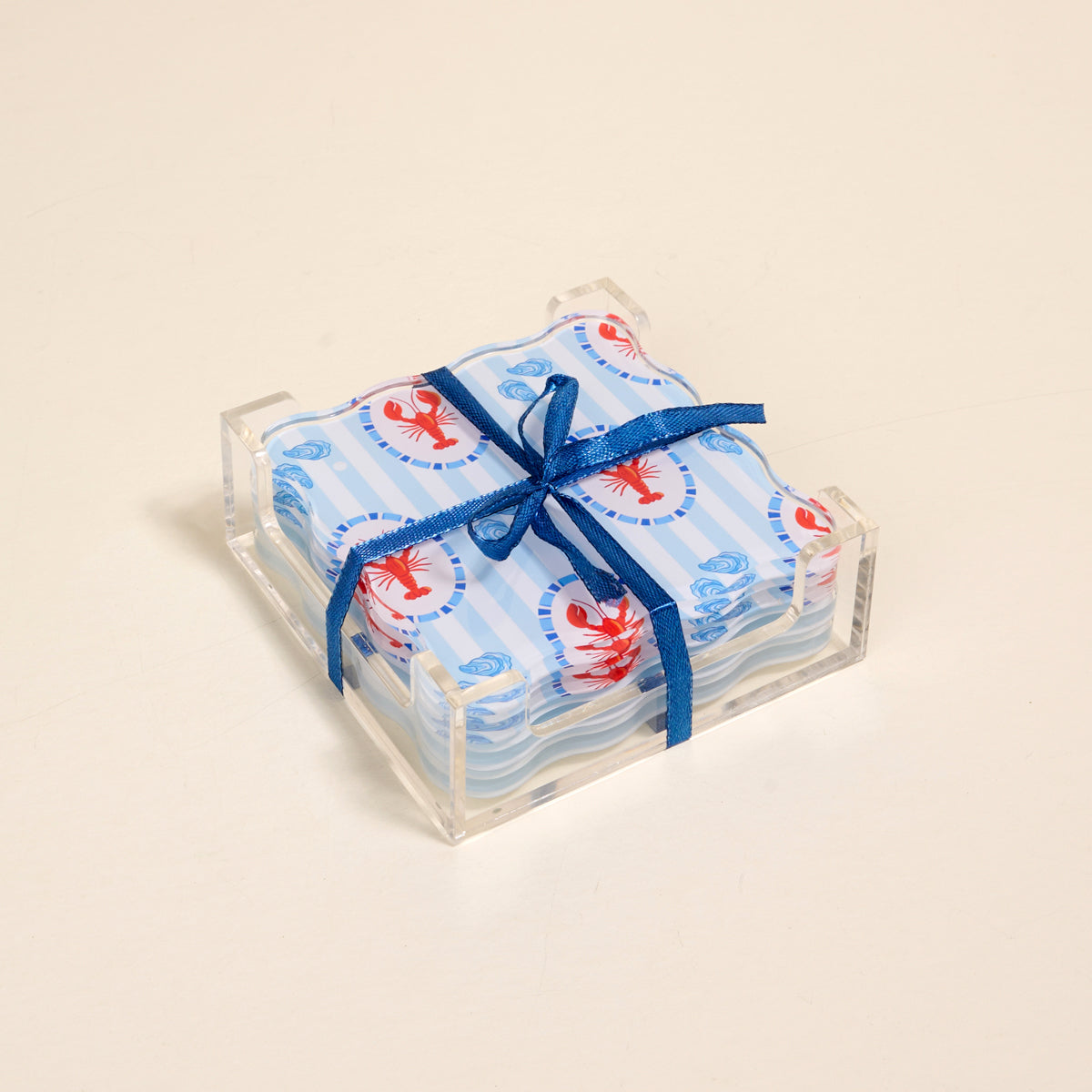 Harbor House Table Talk Acrylic Coaster Set