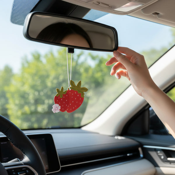 Strawberries Sweet Ride Car Air Freshener