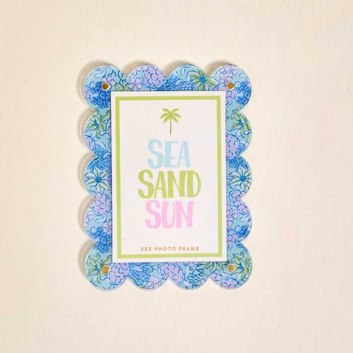 Coastal Cove Mini Acrylic Picture Frame Magnet