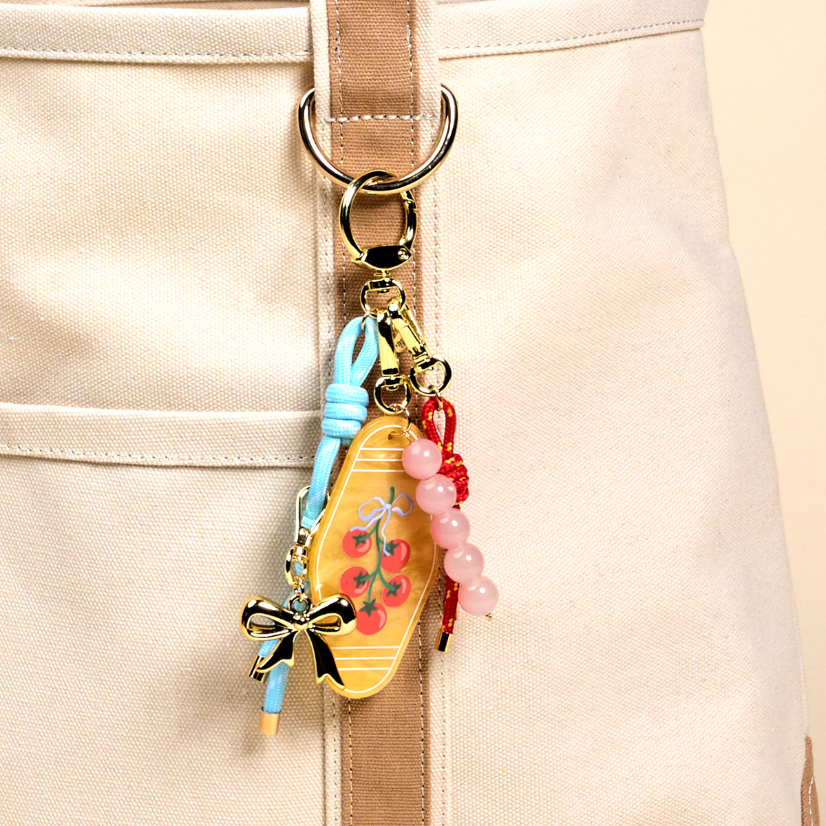 Off the Vine Motel Keychain Bag Charm