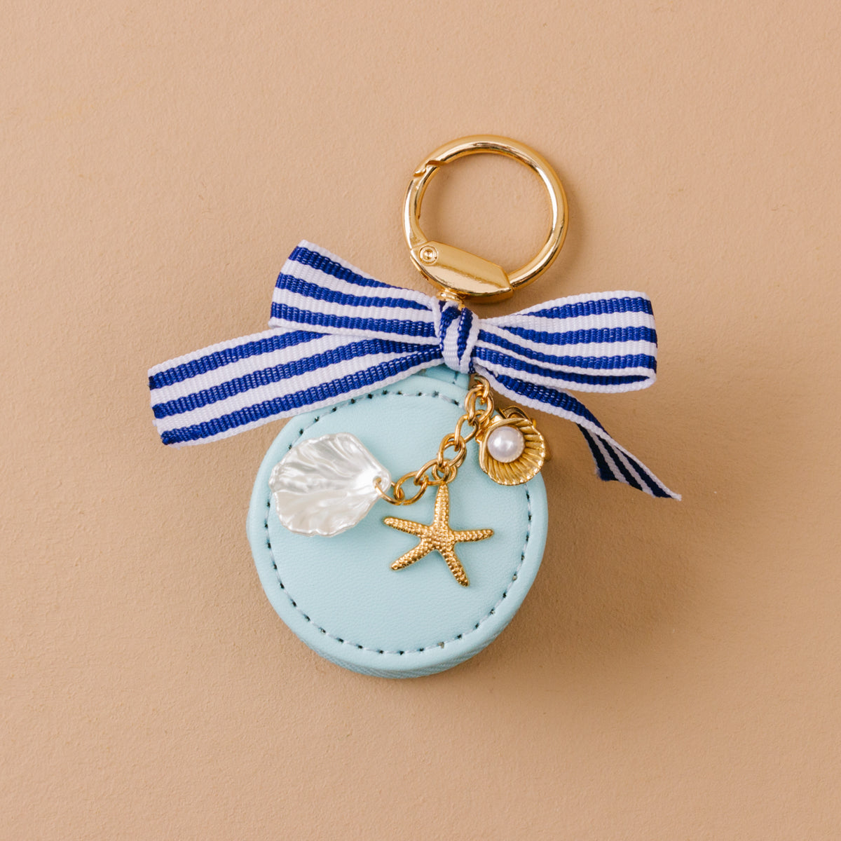 Sea Breeze Travel Jewelry Case Bag Charm