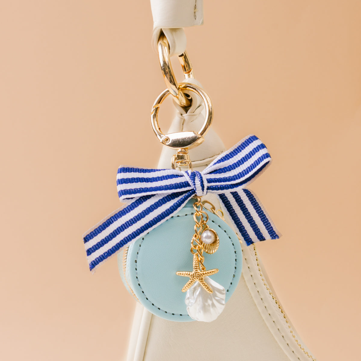 Sea Breeze Travel Jewelry Case Bag Charm