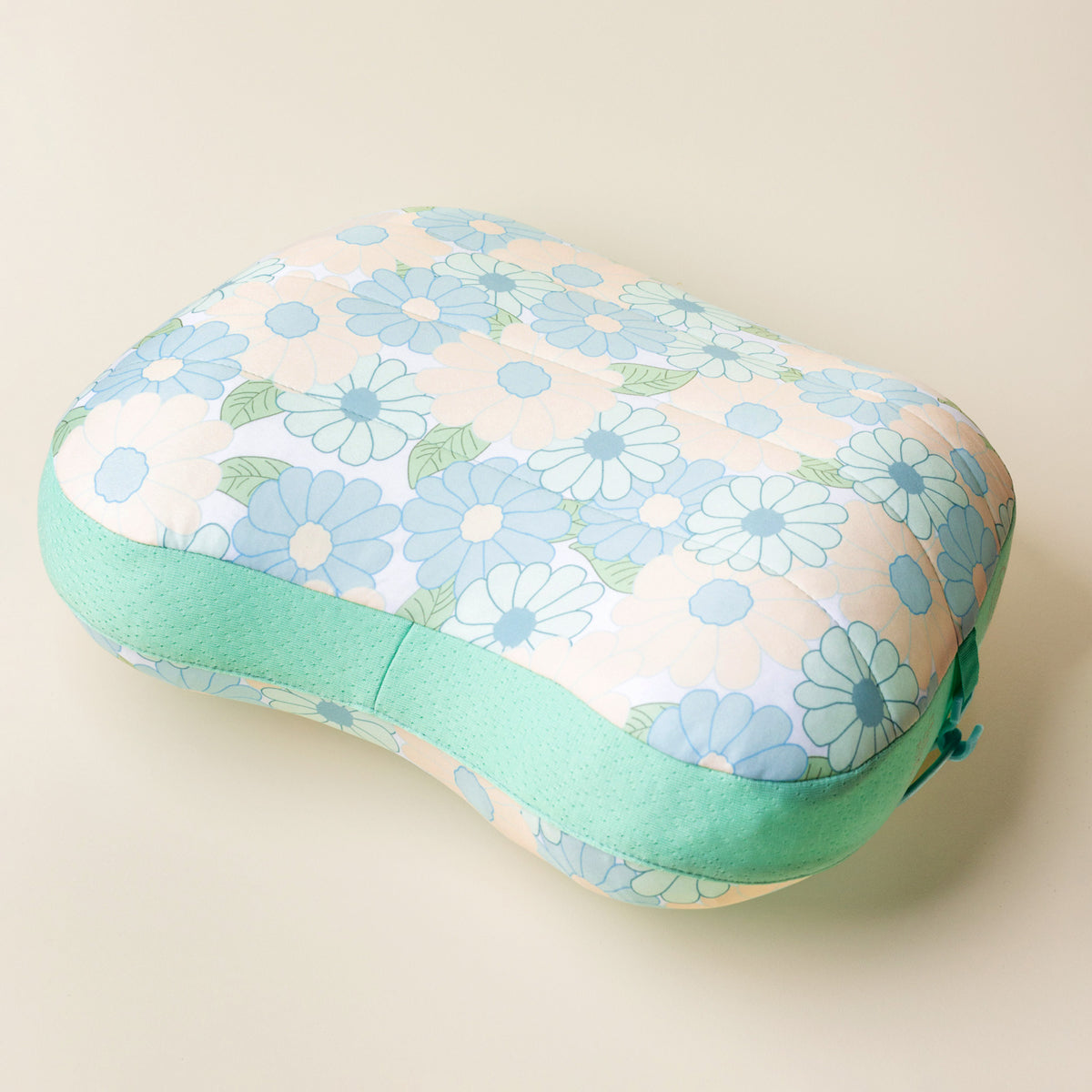 Daisy Craze Aqua Ballast Beach Pillow