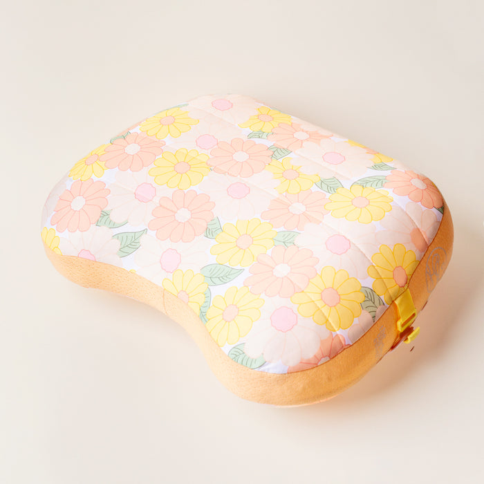 Daisy Craze Peach Ballast Beach Pillow