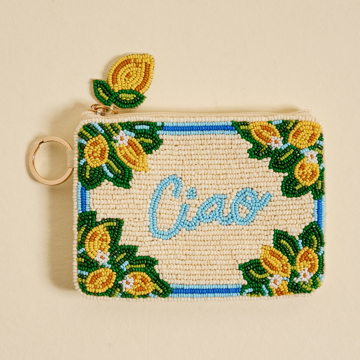 Ciao Handcrafted Beaded Pouch
