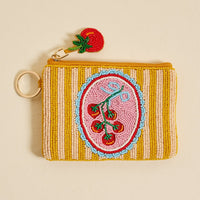 Off the Vine Handcrafted Beaded Pouch