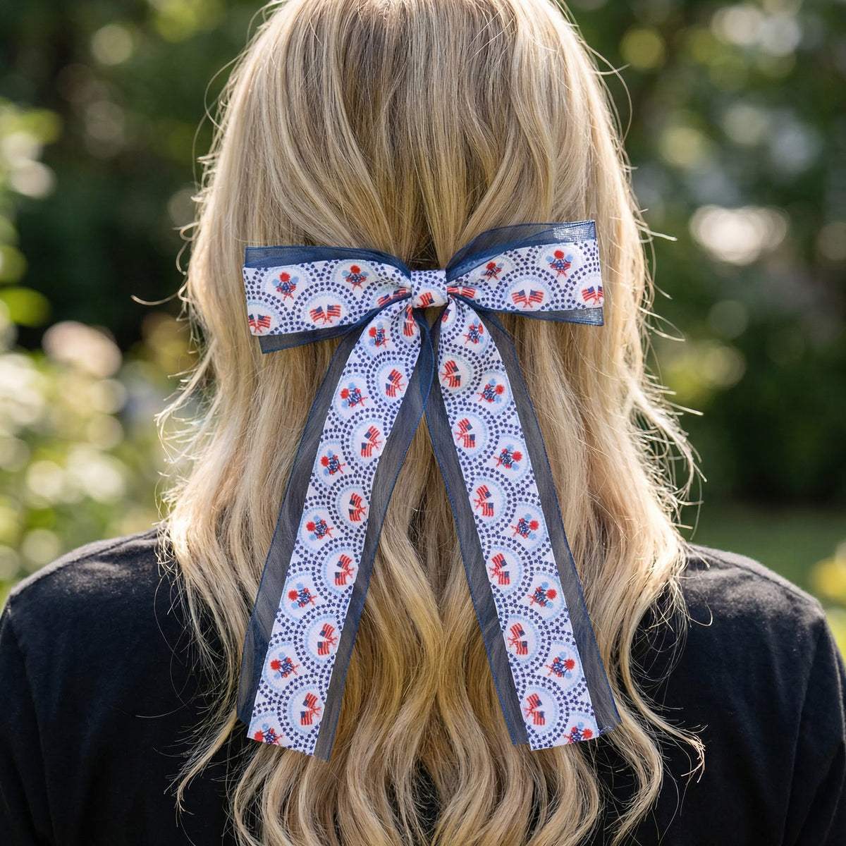 All-American Darling Lovely Layered Hair Bow
