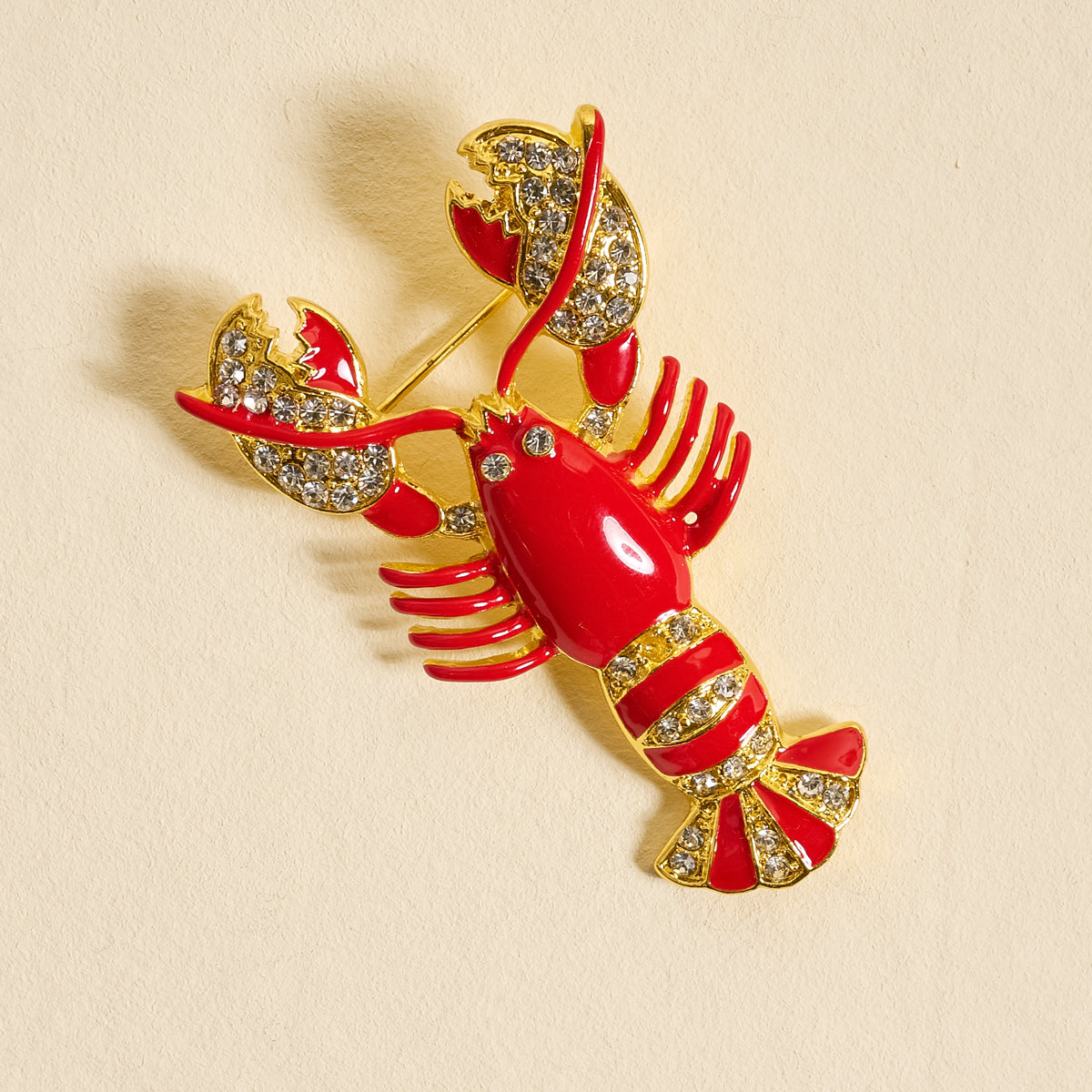 Dazzle Lobster Timeless Brooch
