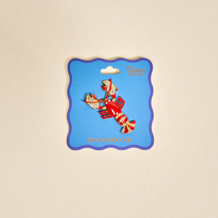Dazzle Lobster Timeless Brooch