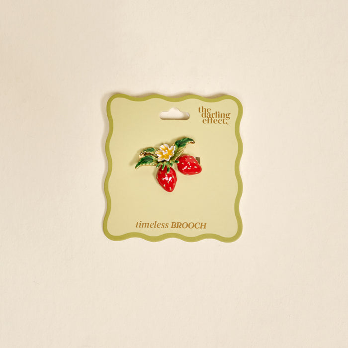 Strawberry Duo Timeless Brooch