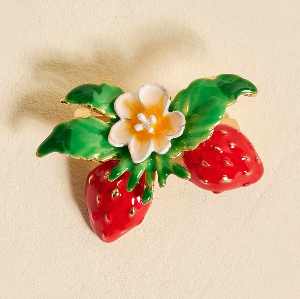 Strawberry Duo Timeless Brooch