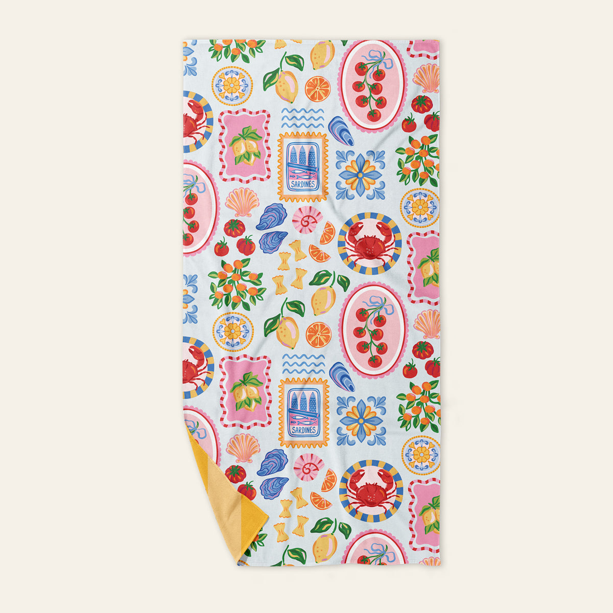 Ciao Bella XL Quick-Dry Beach Towel