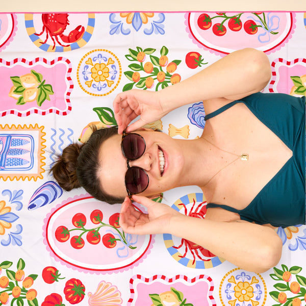 Ciao Bella XL Quick-Dry Beach Towel