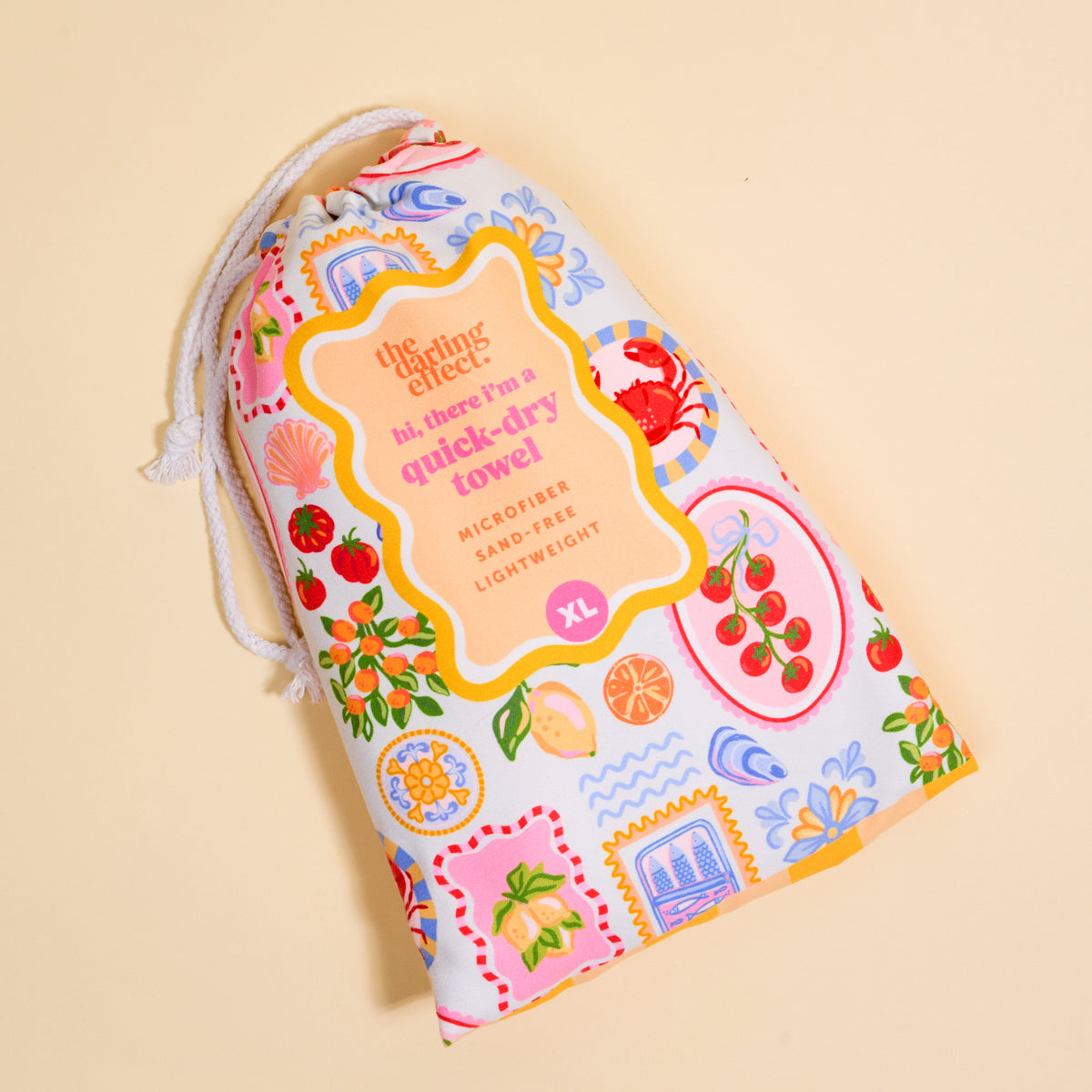 Ciao Bella XL Quick-Dry Beach Towel