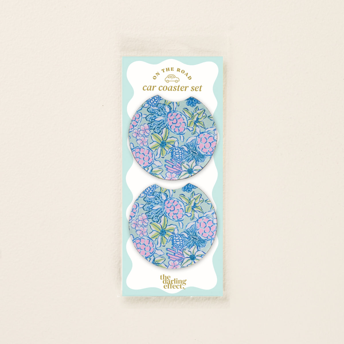 Coastal Cove On the Road Car Coaster Set