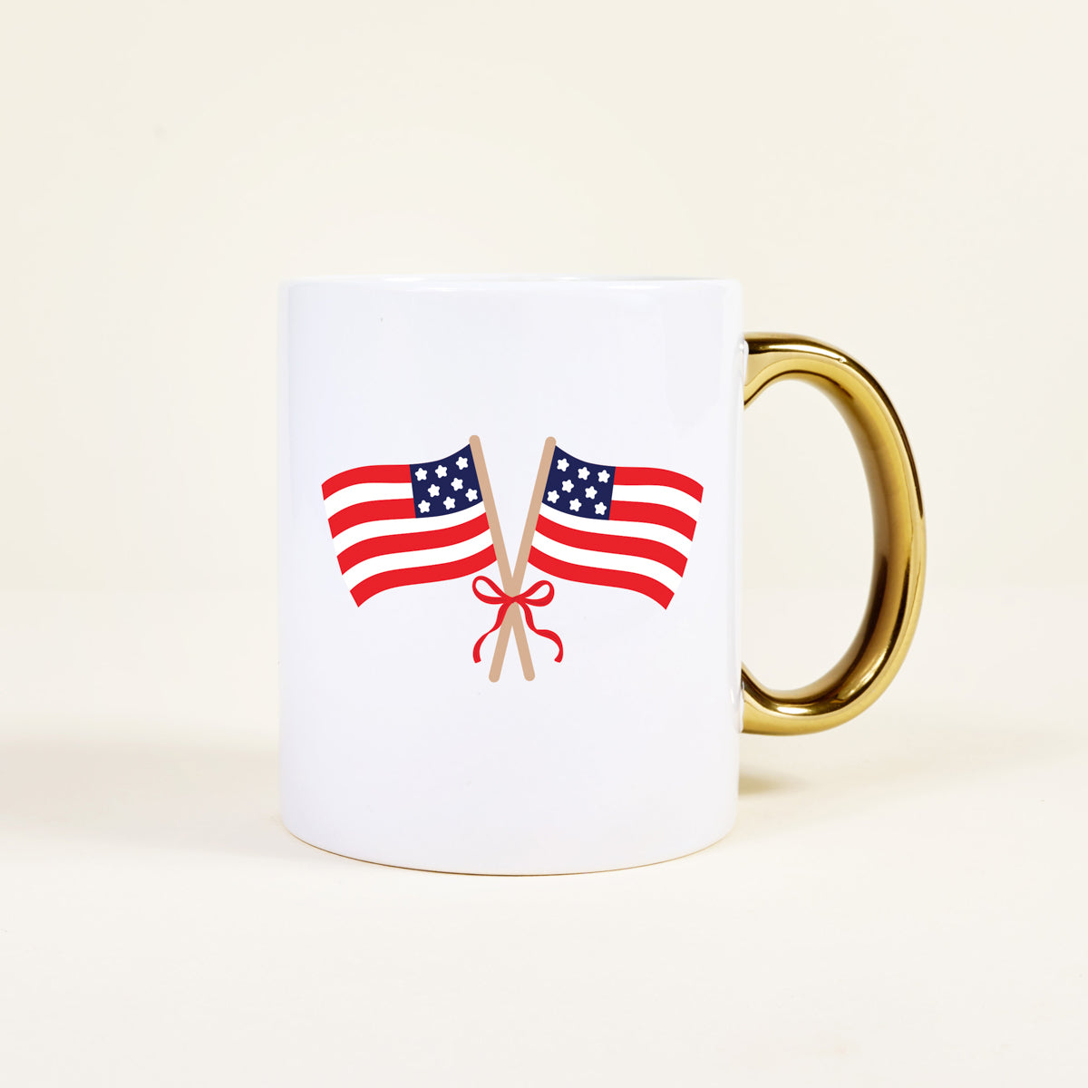 American Flags 11 oz Cozy Cute Ceramic Mug