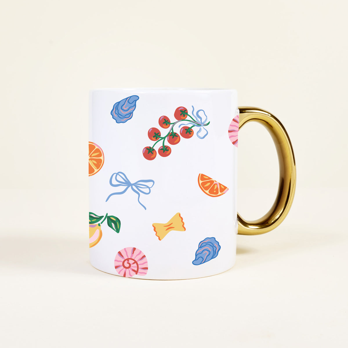 Italian Summer 11 oz Cozy Cute Ceramic Mug