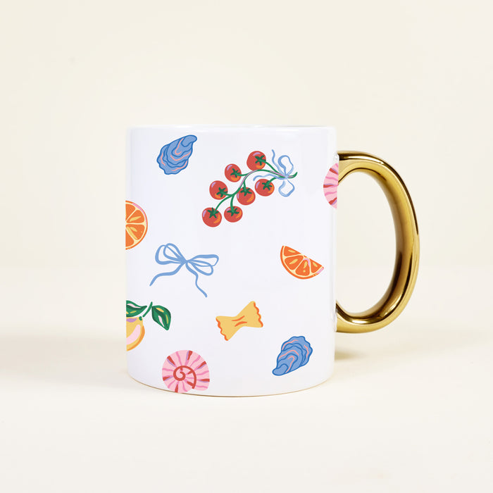 Italian Summer 11 oz Cozy Cute Ceramic Mug