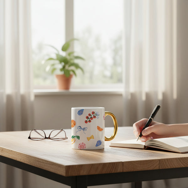 Italian Summer 11 oz Cozy Cute Ceramic Mug