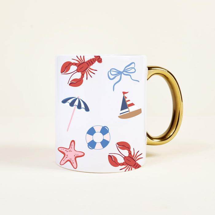 Seaside Haven 11 oz Cozy Cute Ceramic Mug