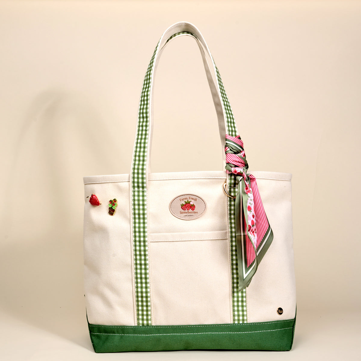 Strawberry Fields The Darling Canvas Tote Bag