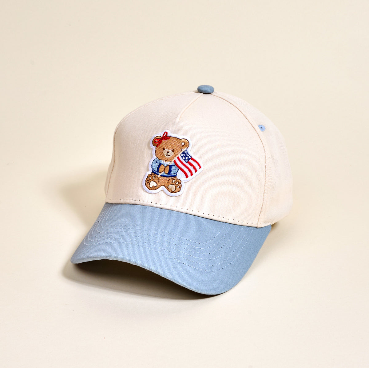 Star Spangled Bear Classic Canvas Hat