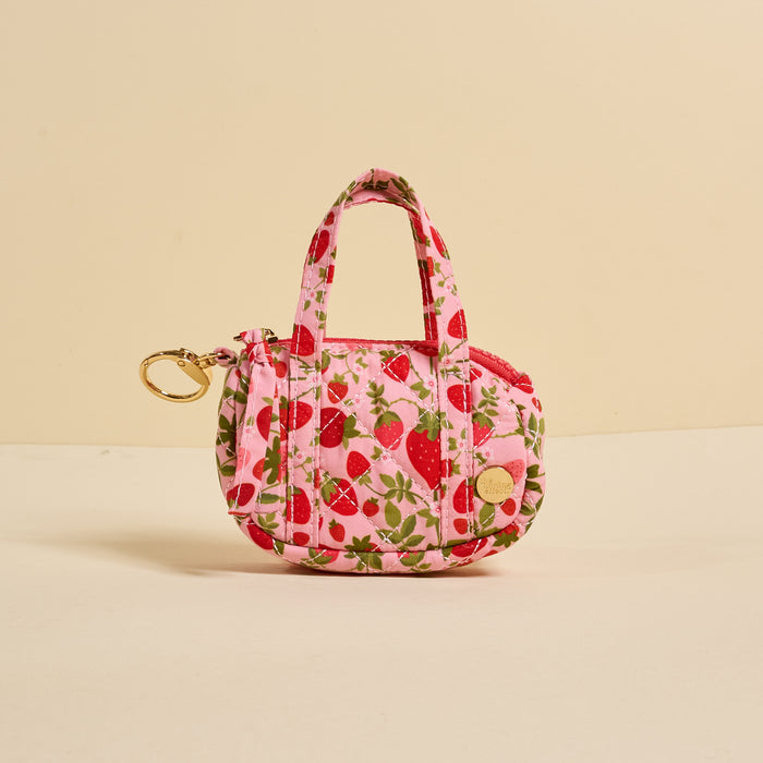 Strawberry Fields Itty Bitty Duffle Bag Charm