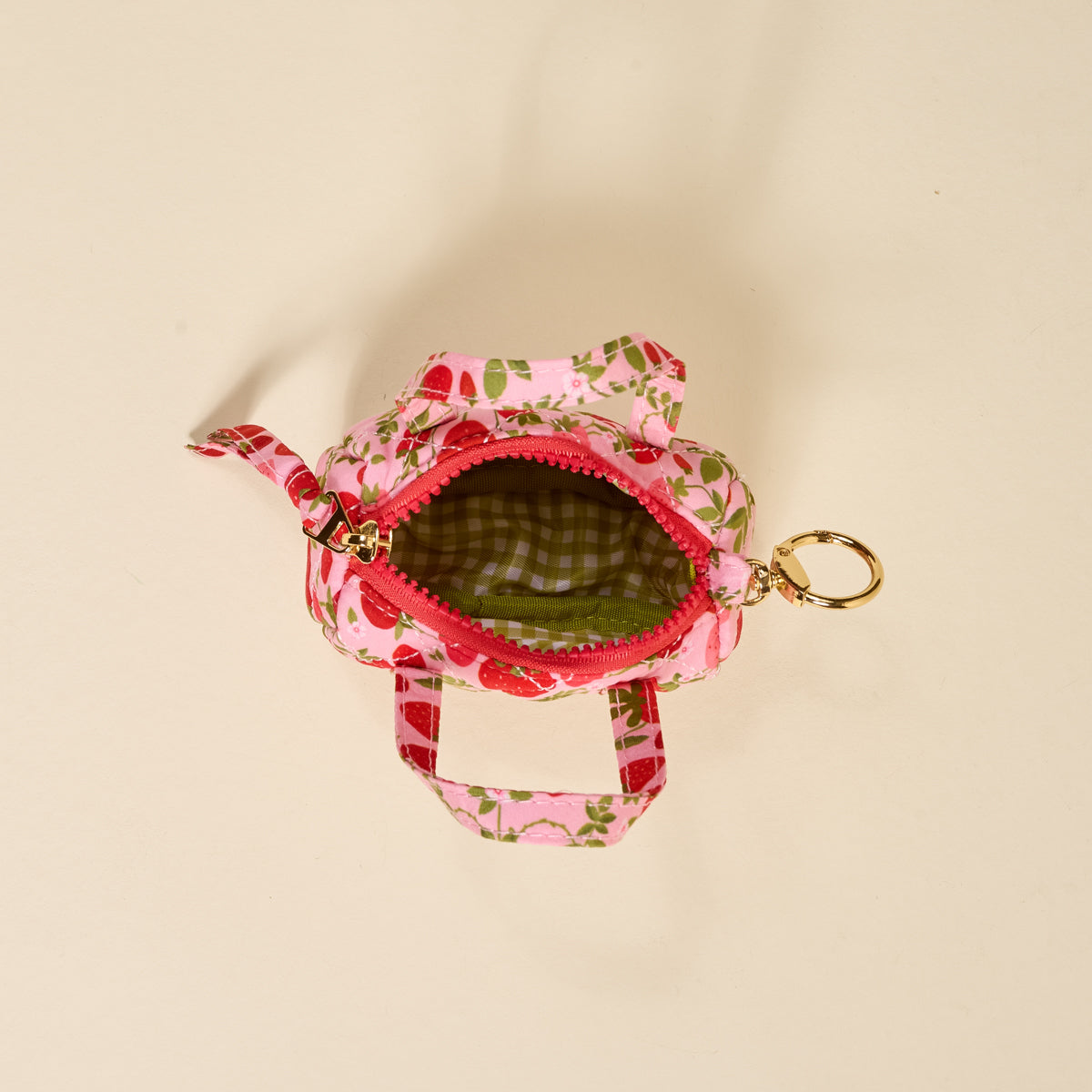 Strawberry Fields Itty Bitty Duffle Bag Charm