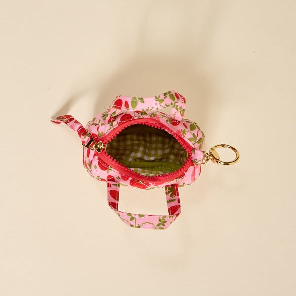 Strawberry Fields Itty Bitty Duffle Bag Charm