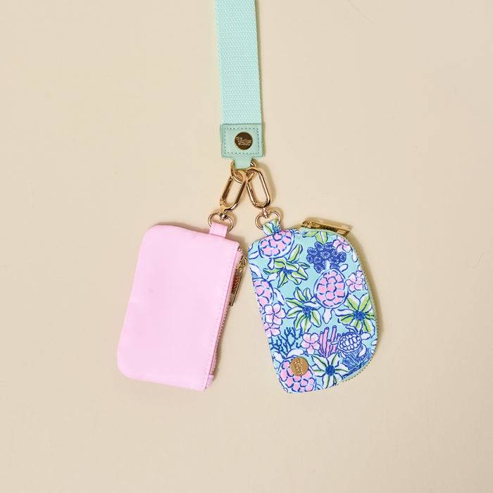 Coastal Cove Dynamic Duo Pouch Wristlet
