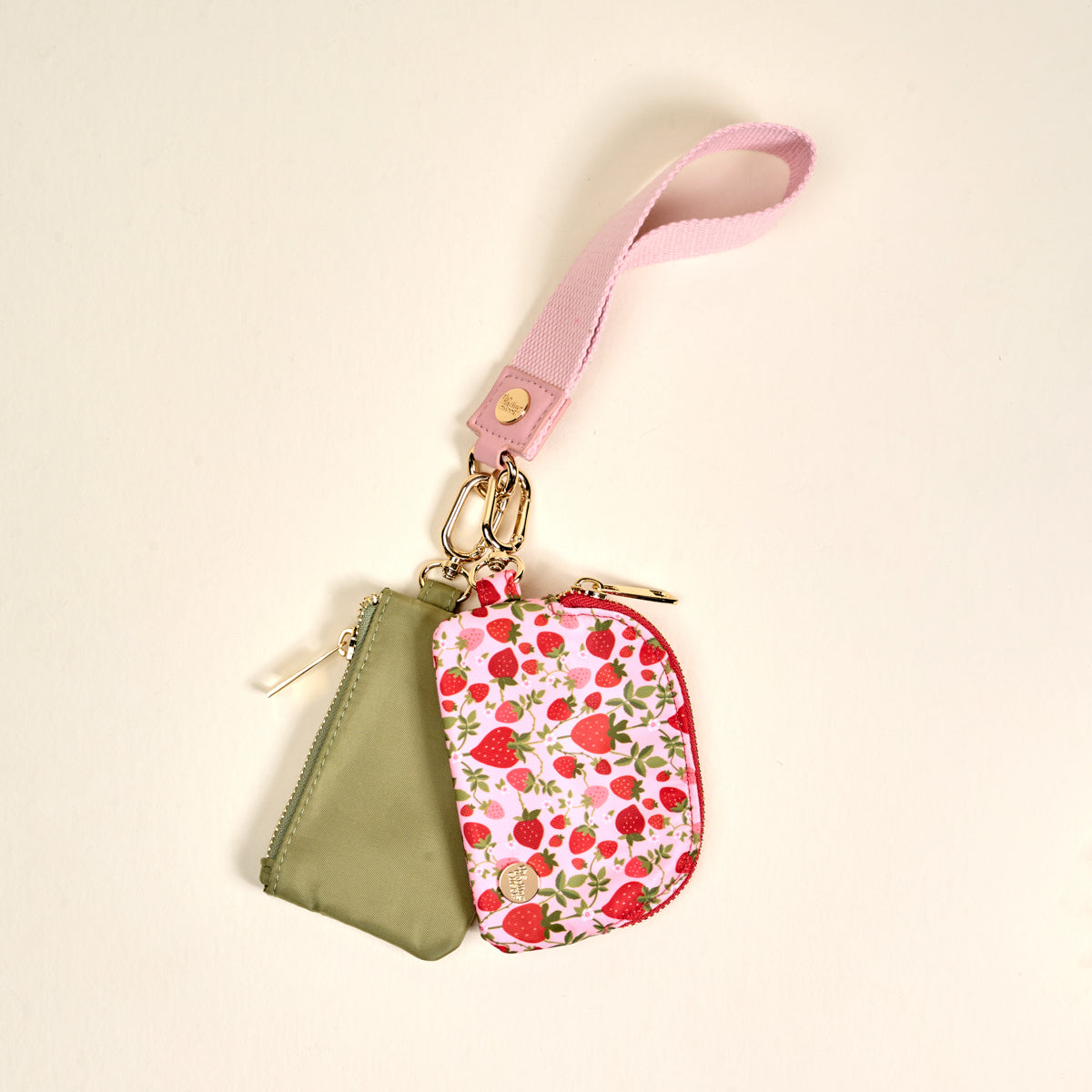 Strawberry Fields Dynamic Duo Pouch Wristlet