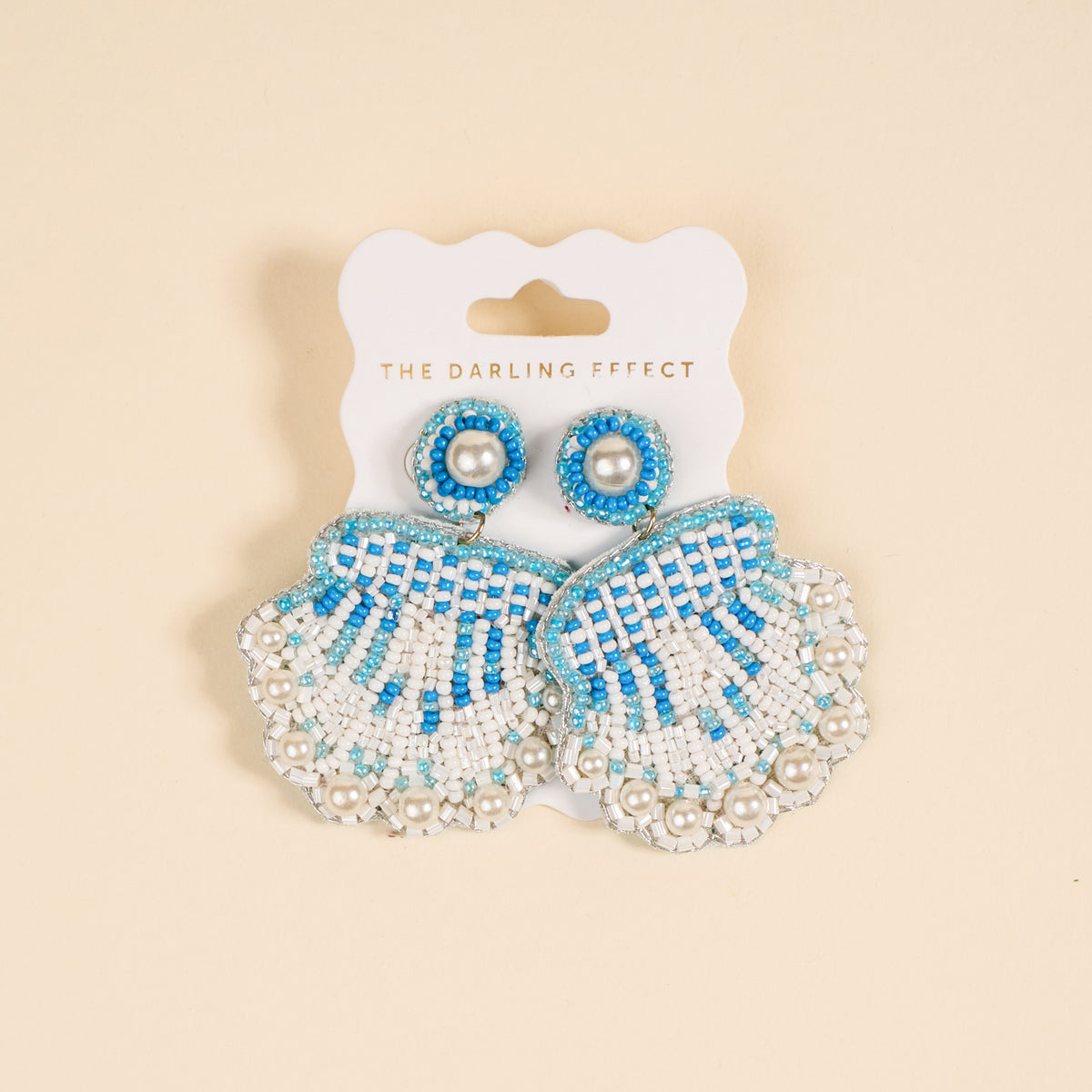 Seashell Beaded Earrings