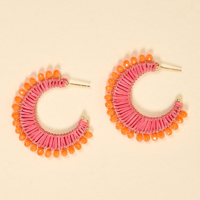 Pink Sunset It-Girl Earrings