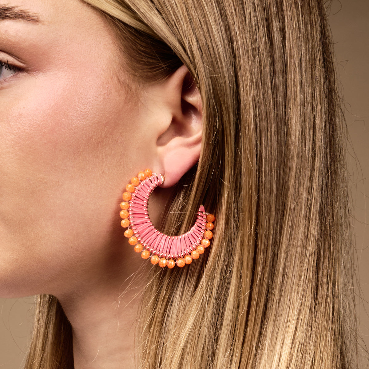 Pink Sunset It-Girl Earrings