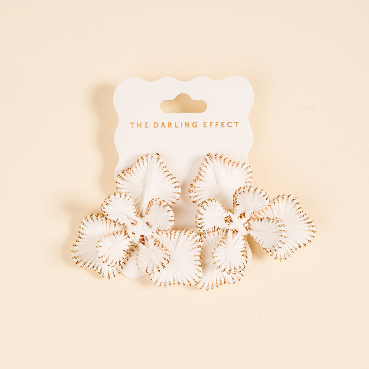 White Main Character Earrings