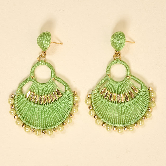 Green Paloma Drop Earrings