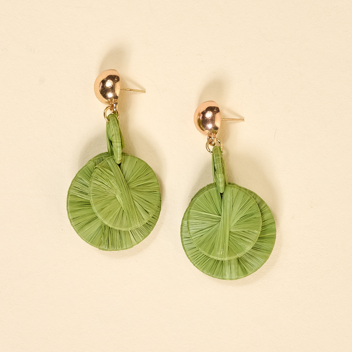 Green Pretty and Polished Earrings