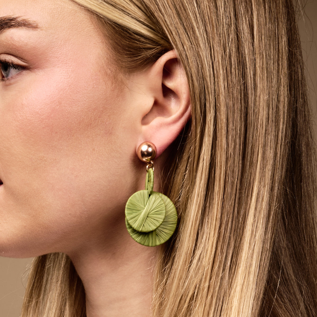Green Pretty and Polished Earrings